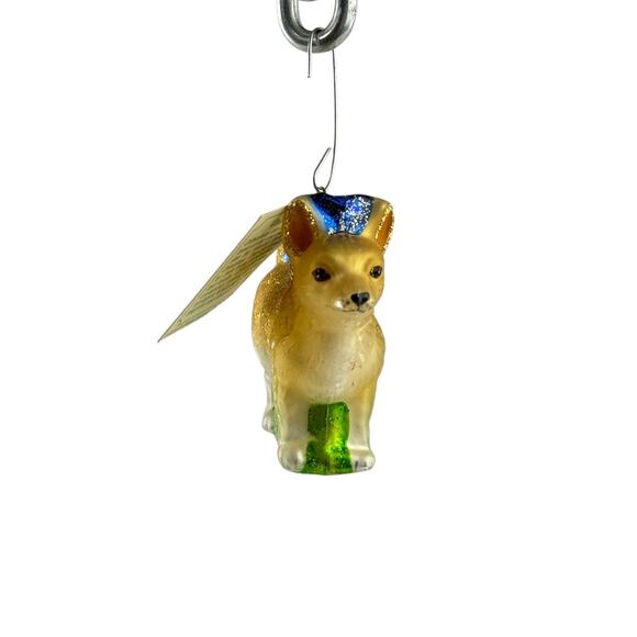 Vintage Old World Christmas Chihuahua Glass Ornament 2008 - Picture 4 of 16